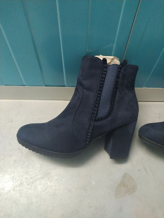 Botines talla 41 tacon ancho