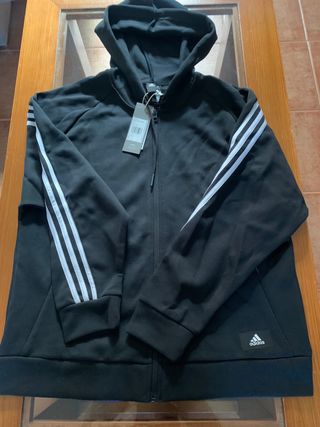 Adidas sudadera original negra,nueva con etiquetas