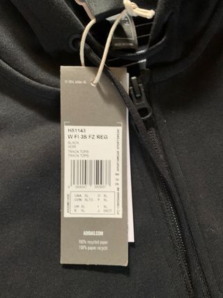 Adidas sudadera original negra,nueva con etiquetas