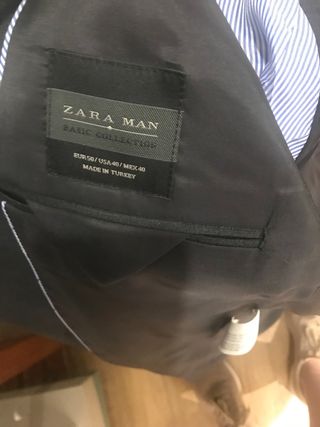 Americana   hombre  entallada gris marengo