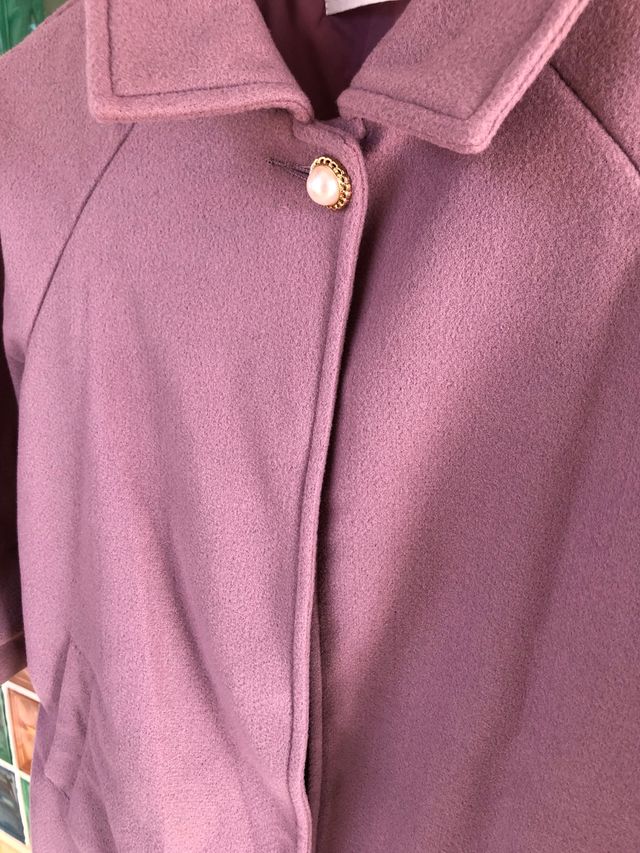 Abrigo lila/rosa 5-6años