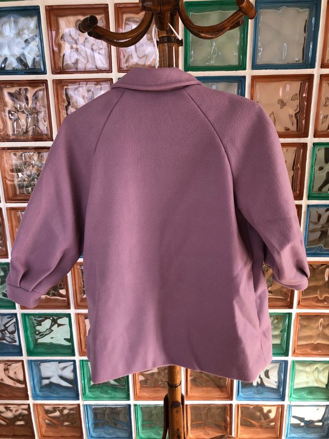 Abrigo lila/rosa 5-6años