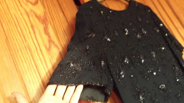 Nochevieja. Fin de Año. Vestido pedrería señora cl