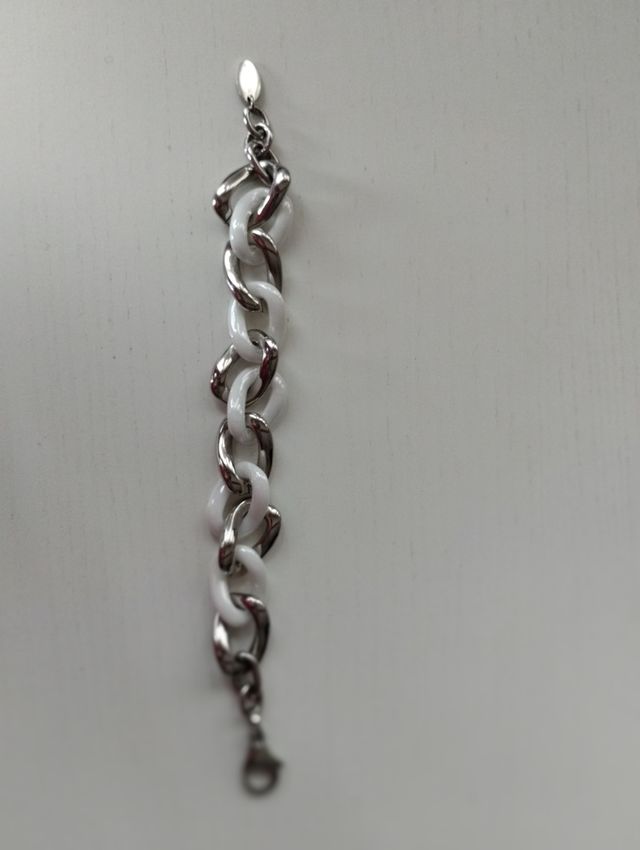 Bracciale Lotus in argento con maglie