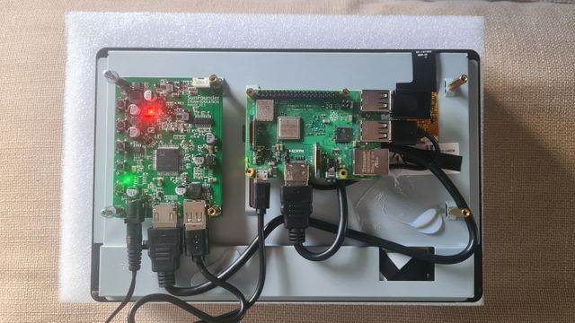 pantalla + Raspberry pi 3 b+