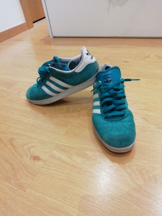 Adidas gacelle turquesas