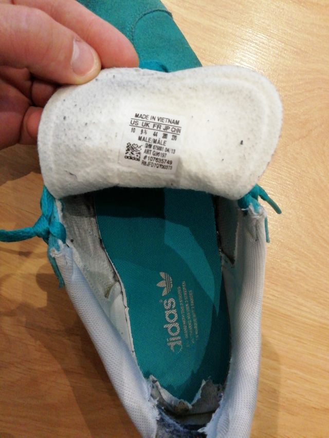 Adidas gacelle turquesas