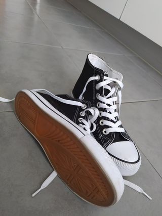 Zapatillas lona con puntera casi nuevas