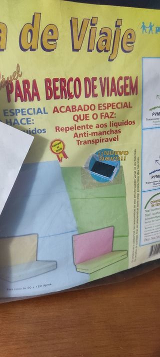 colchón cuna portatil 