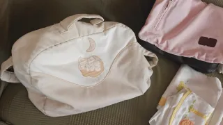 Mini cuna madera + el lote de todo un poco !!!!