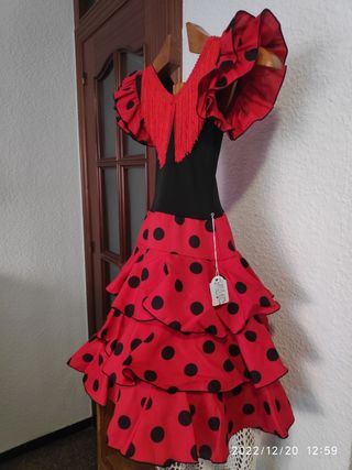 VESTIDO FLAMENCO NIÑA "NUEVO" T/1-2-4-10-12