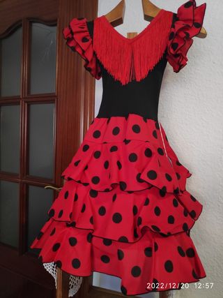 VESTIDO FLAMENCO NIÑA "NUEVO" T/1-2-4-10-12