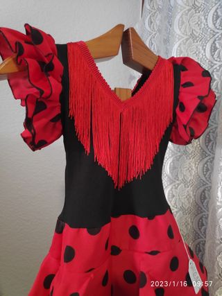 VESTIDO FLAMENCO NIÑA "NUEVO" T/1-2-4-10-12