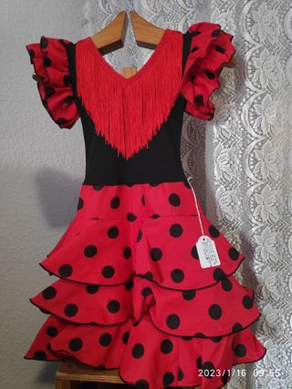 VESTIDO FLAMENCO NIÑA "NUEVO" T/1-2-4-10-12