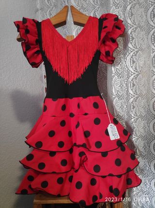 VESTIDO FLAMENCO NIÑA "NUEVO" T/1-2-4-10-12