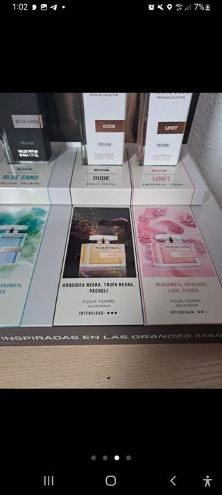 Perfumes Yodeyma todos los tamaños
