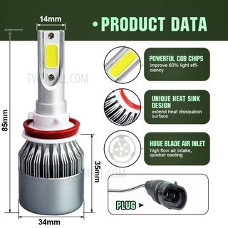 KIT LED H8, H9, H11