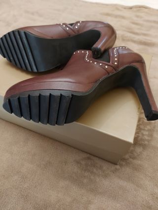 Botines piel burdeos Bruno Premi