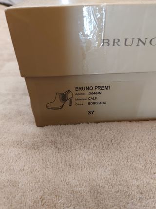 Botines piel burdeos Bruno Premi