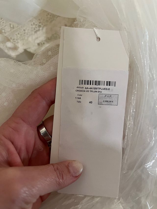 Vestido de novia de Rosa Clará