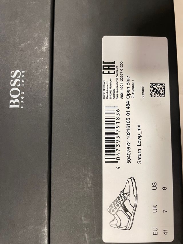 Zapatos Hugo Boss Talla 41 SIN ESTRENAR