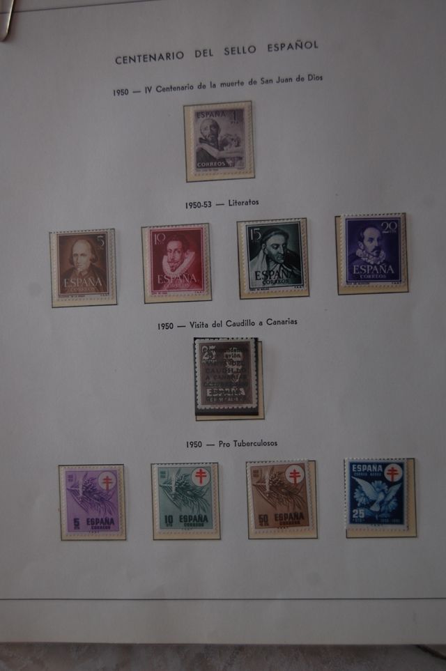 Colección de sellos nuevos