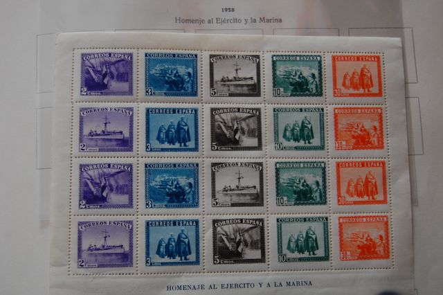 Colección de sellos nuevos