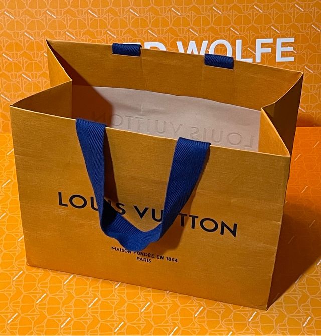 Bolsita LV tamaño estuche gafas