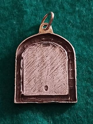 Antigua medalla plata Cristo