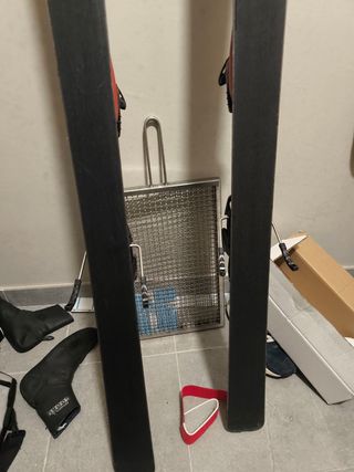 esquís de travesía con pieles