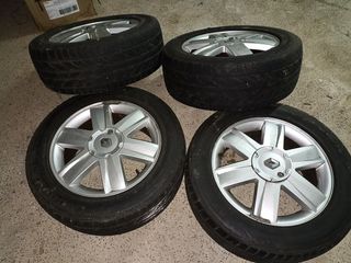 llantas con neumático renault 215/55/16