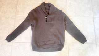 Jersey Zara en tono verdoso