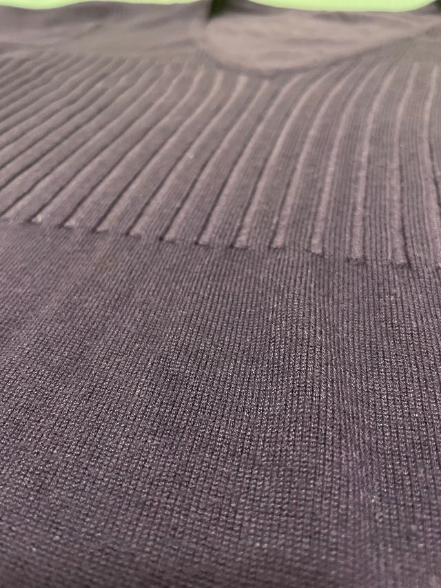 Jersey de algodón morado