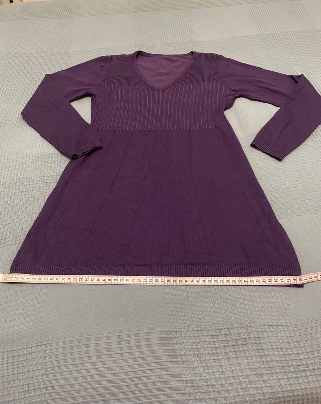 Jersey de algodón morado