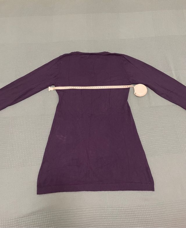 Jersey de algodón morado