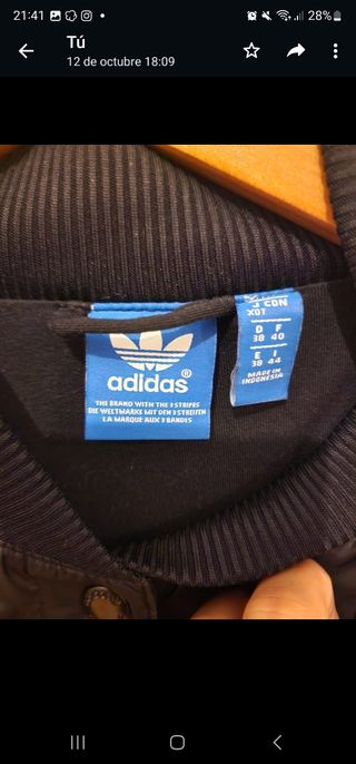 chaqueta adidas originals