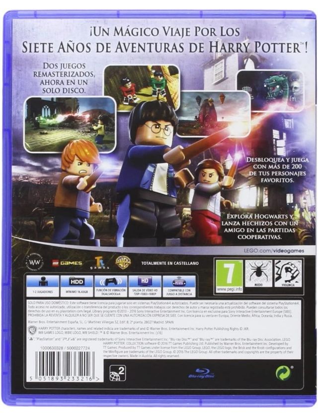 LEGO HARRY POTTER COLLECTION PARA PS4 NUEVO