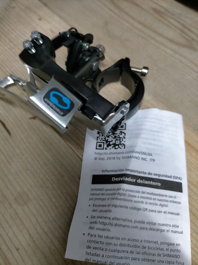 Desviador bici delantero Nuevo