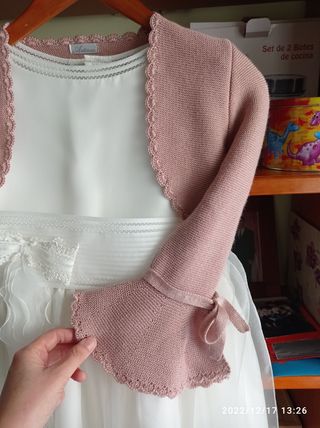 Vestido de comunión para niña grande