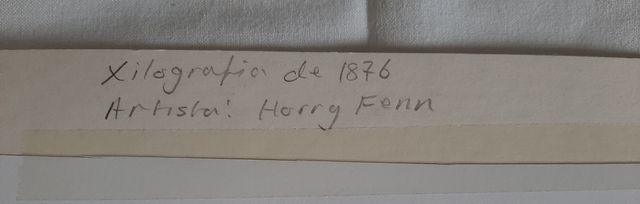 Xilografía de Burgos capital, sin marco