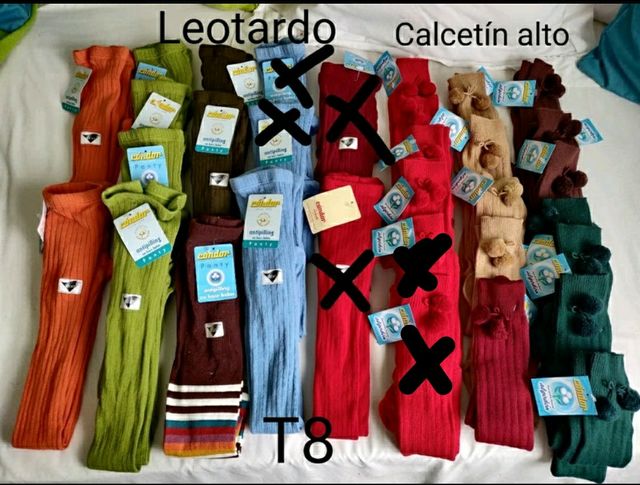 T8 Leotardo o calcetín alto Cóndor 