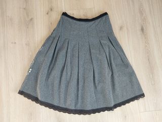 Falda abalorios pedreria talla 46