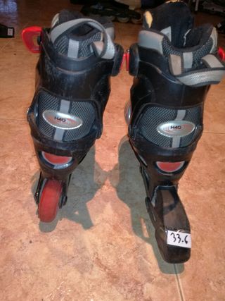 patinar rojos y blancos talla 32 33 34 35 y 36