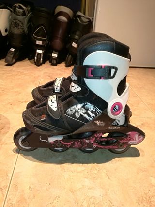 patines blancos y negros talla 34 35 y 36