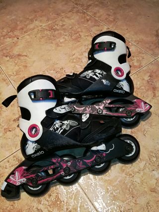 patines blancos y negros talla 34 35 y 36