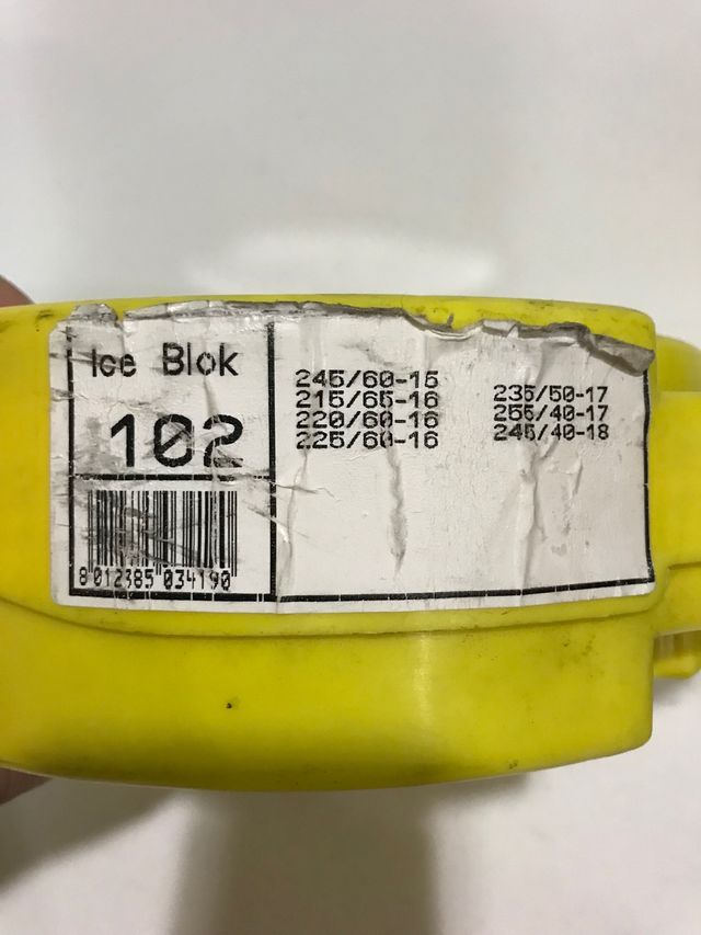 Cadenas nieve nuevas