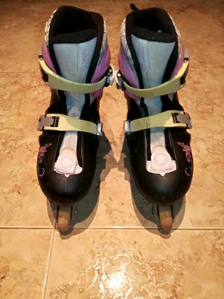 patines rosita poco uso talla 34 35 y 36