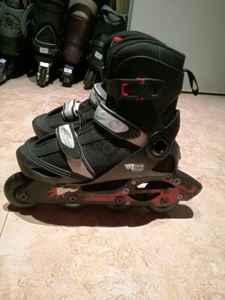 patines negros poco uso talla 34 35 y 36