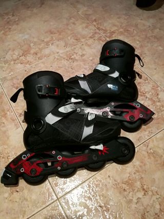patines negros poco uso talla 34 35 y 36