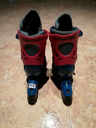 patines rojos poco uso talla 33 34 35 36 y 37